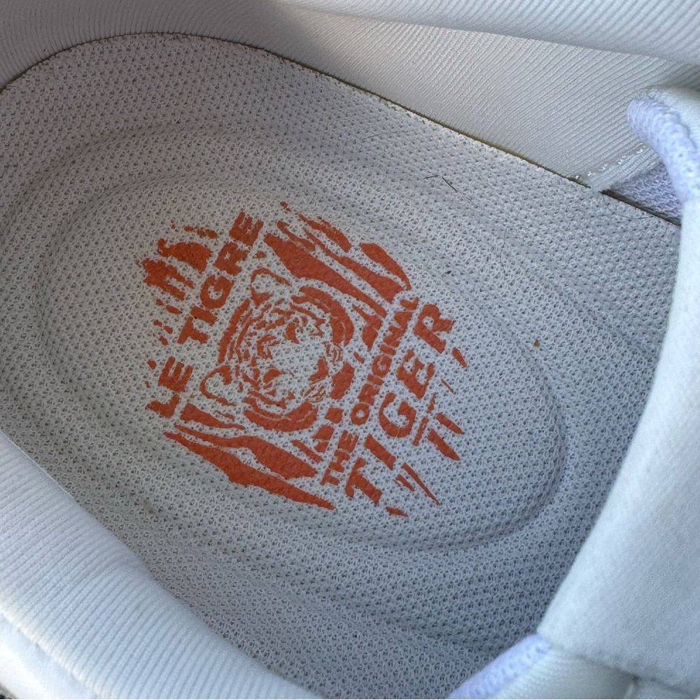 Le Tigre Women’s Tompkins 1977 White Leather Court Sneaker Athleisure Comfort - Picture 13 of 16